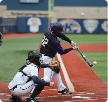 Baseball player wearing TRUFIT mouthguard