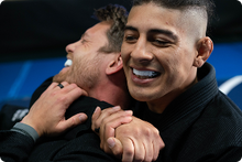 BJJ athlete wearing a TRUFIT mouthguard