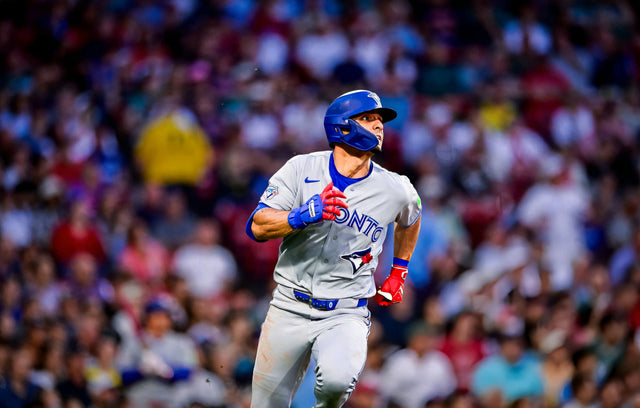Baseball player at bat during a game